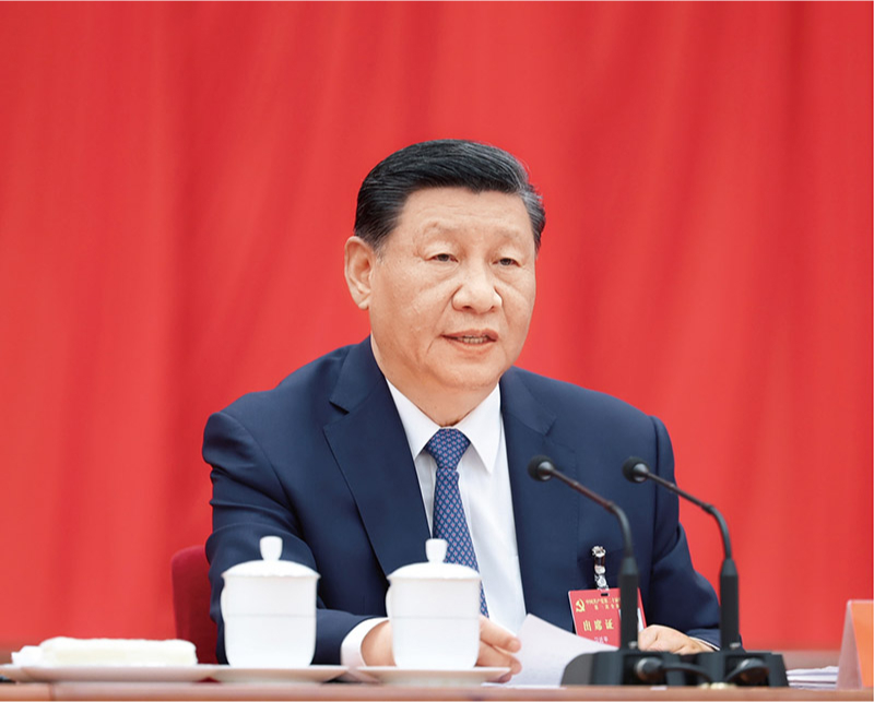 　　中國共產(chǎn)黨第二十屆中央委員會(huì )第三次全體會(huì )議，于2024年7月15日至18日在北京舉行。中央委員會(huì )總書(shū)記習近平作重要講話(huà)。 新華社記者 鞠鵬/攝