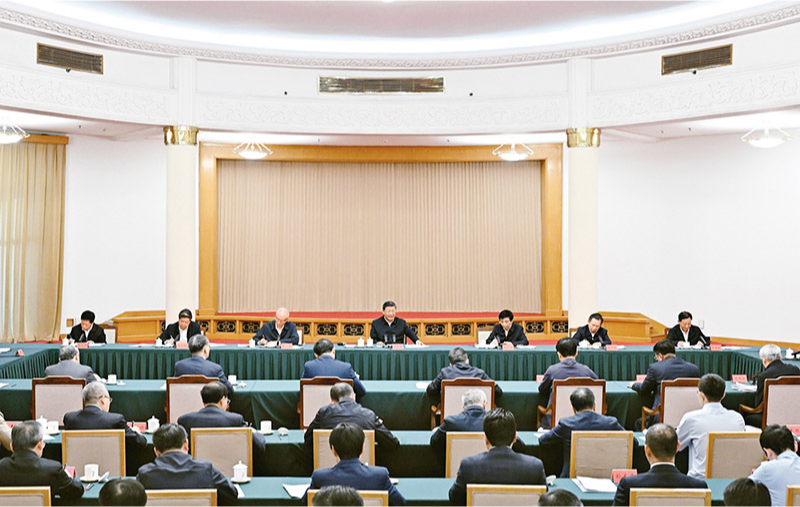 　2024年5月23日下午，中共中央總書(shū)記、國家主席、中央軍委主席習近平在山東省濟南市主持召開(kāi)企業(yè)和專(zhuān)家座談會(huì )并發(fā)表重要講話(huà)。 新華社記者 謝環(huán)馳/攝